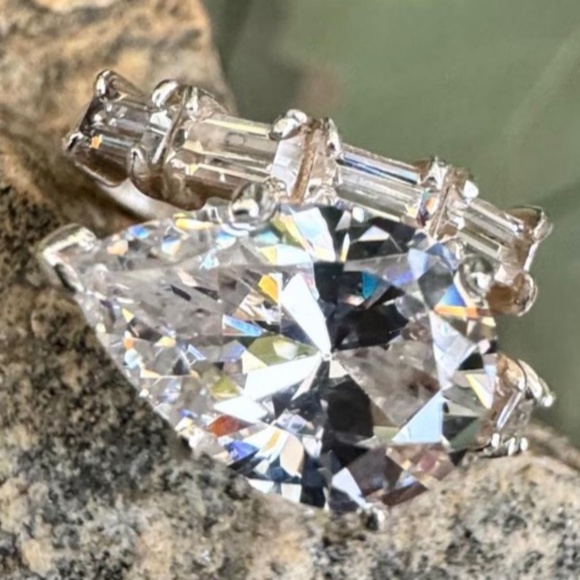 Sterling Silver, CZ, ESPO, Joseph Esposito, Ring Size 5 3/4, 4 Grams - Picture 3 of 10